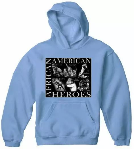 Bewild African American Sports Heroes Adult Hoodie Nationality & Ethnic 10 Bewild African American Sports Heroes Adult Hoodie Nationality & Ethnic