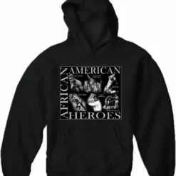 Bewild African American Sports Heroes Adult Hoodie Nationality & Ethnic