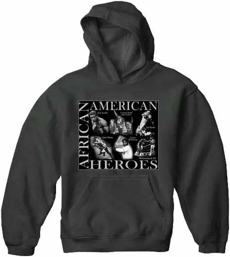 Bewild African American Sports Heroes Adult Hoodie Nationality & Ethnic 6 Bewild African American Sports Heroes Adult Hoodie Nationality & Ethnic