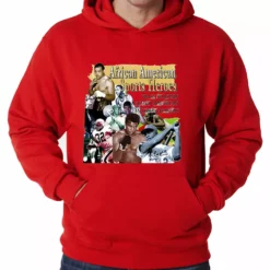 Bewild Nationality & Ethnic African American Sports Heroes Adult Hoodie