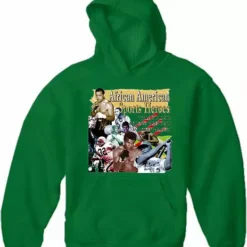 Bewild Nationality & Ethnic African American Sports Heroes Adult Hoodie