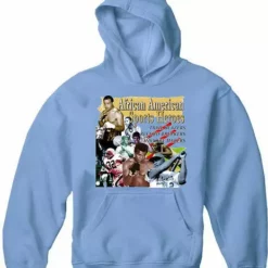 Bewild Nationality & Ethnic African American Sports Heroes Adult Hoodie