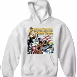 Bewild Nationality & Ethnic African American Sports Heroes Adult Hoodie