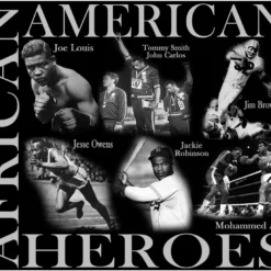 Bewild African American Sports Heroes Men's T-Shirt 24 Bewild African American Sports Heroes Men's T-Shirt