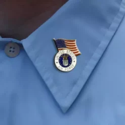Bewild Air Force With Flag Lapel Pin Lapel Pins