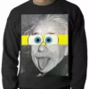 Bewild Albert Sponge-stein Adult Crewneck Cool Funny & Offensive 1 Bewild Albert Sponge-stein Adult Crewneck Cool Funny & Offensive