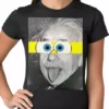 Bewild Comic Con & Gaming Clothing Video Game Albert Sponge-stein Ladies T-shirt 2 Bewild Comic Con & Gaming Clothing Video Game Albert Sponge-stein Ladies T-shirt