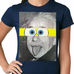 Bewild Comic Con & Gaming Clothing Video Game Albert Sponge-stein Ladies T-shirt