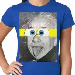 Bewild Comic Con & Gaming Clothing Video Game Albert Sponge-stein Ladies T-shirt