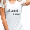 Bewild Alcohol Anti-Drug Girls T-Shirt Cool Funny & Offensive