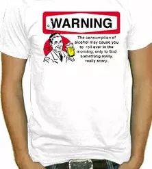 Bewild Alcohol Warning T-Shirt