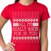 Bewild All I'm Asking For Is You Girls T-shirt