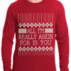 Bewild Holiday Prints All I'm Asking For Is You Thermal Shirt