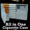 Bewild All In One Cigarette Case With Cigarette Lighter (For Regular Size Only)