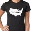 Bewild Cool Funny & Offensive America Is Home Girls T-shirt