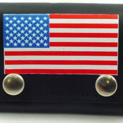 Bewild Wallets & Chains American Flag Genuine Leather Chain Wallet