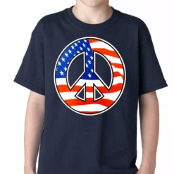 Bewild Cool Funny & Offensive American Flag Peace Sign Kids T-shirt 14 Bewild Cool Funny & Offensive American Flag Peace Sign Kids T-shirt