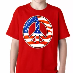 Bewild Cool Funny & Offensive American Flag Peace Sign Kids T-shirt 15 Bewild Cool Funny & Offensive American Flag Peace Sign Kids T-shirt