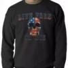 Bewild American Flag Skull - Live Free Or Die Adult Crewneck Biker Style 1 Bewild American Flag Skull - Live Free Or Die Adult Crewneck Biker Style
