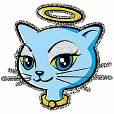 Bewild Cool Funny & Offensive Angel Kitty Girls T-Shirt