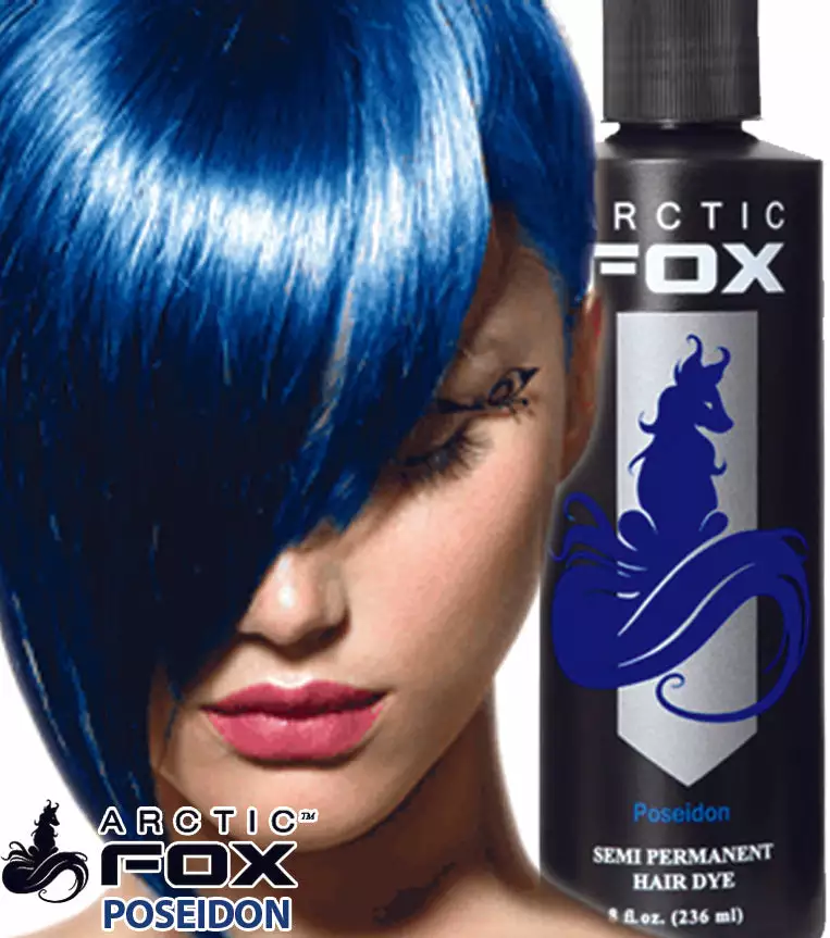 Bewild Arctic Fox Semi Permanent Hair Dye - 8 Ounce Poseidon #4 3 Bewild Arctic Fox Semi Permanent Hair Dye - 8 Ounce Poseidon #4