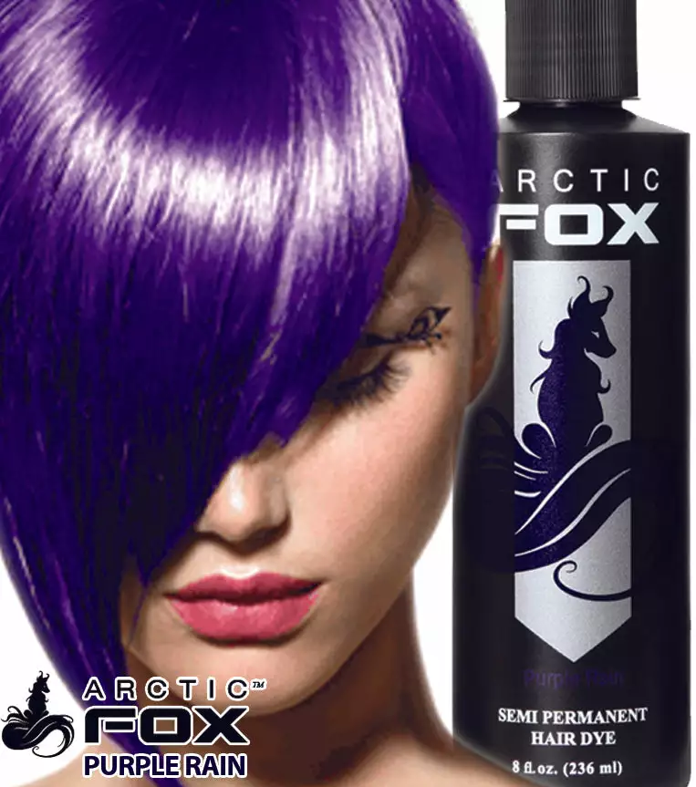 Bewild Arctic Fox Semi Permanent Hair Dye - 8 Ounce Purple Rain #6 3 Bewild Arctic Fox Semi Permanent Hair Dye - 8 Ounce Purple Rain #6