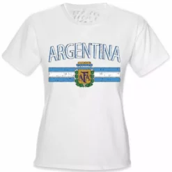 Bewild Argentina Vintage Flag International Girls T-Shirt