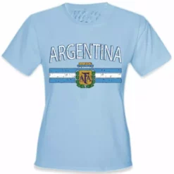Bewild Argentina Vintage Flag International Girls T-Shirt