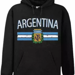 Bewild Argentina Vintage Flag International Hoodie Nationality & Ethnic