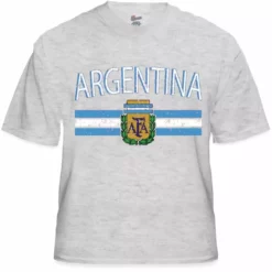 Bewild Argentina Vintage Flag International Mens T-Shirt