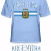 Bewild Argentina Vintage Flag International Mens T-Shirt