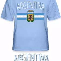 Bewild Argentina Vintage Flag International Mens T-Shirt