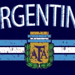 Bewild Argentina Vintage Flag International Mens T-Shirt