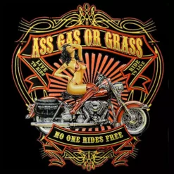 Bewild Ass Gas Or Grass Biker Shirt Biker Style