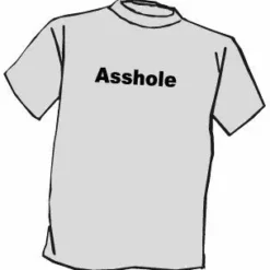 Bewild Asshole T-Shirt Cool Funny & Offensive