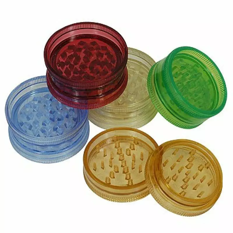 Bewild Herb Grinders - Assorted Economy Acrylic Herb Grinder 5 Bewild Herb Grinders - Assorted Economy Acrylic Herb Grinder