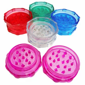 Bewild Herb Grinders - Assorted Economy Acrylic Herb Grinder 7 Bewild Herb Grinders - Assorted Economy Acrylic Herb Grinder
