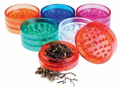 Bewild Herb Grinders - Assorted Economy Acrylic Herb Grinder 4 Bewild Herb Grinders - Assorted Economy Acrylic Herb Grinder