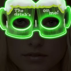 Bewild Assorted Glowing Irish St. Patrick's Day Mask