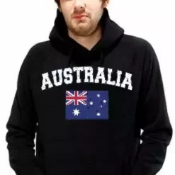 Bewild Nationality & Ethnic Australia Vintage Flag International Hoodie