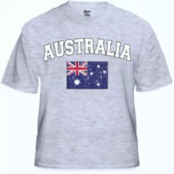 Bewild Australia Vintage Flag International Mens T-Shirt Nationality & Ethnic