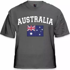 Bewild Australia Vintage Flag International Mens T-Shirt Nationality & Ethnic