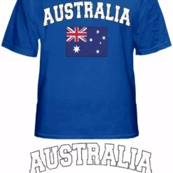 Bewild Australia Vintage Flag International Mens T-Shirt Nationality & Ethnic