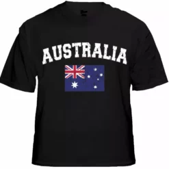Bewild Australia Vintage Flag International Mens T-Shirt Nationality & Ethnic