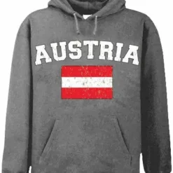 Bewild Austria Vintage Flag International Hoodie Nationality & Ethnic