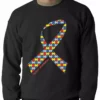 Bewild Autism Awareness Ribbon Crewneck Positive Reinforcement