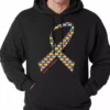 Bewild Positive Reinforcement Autism Awareness Ribbon Hoodie