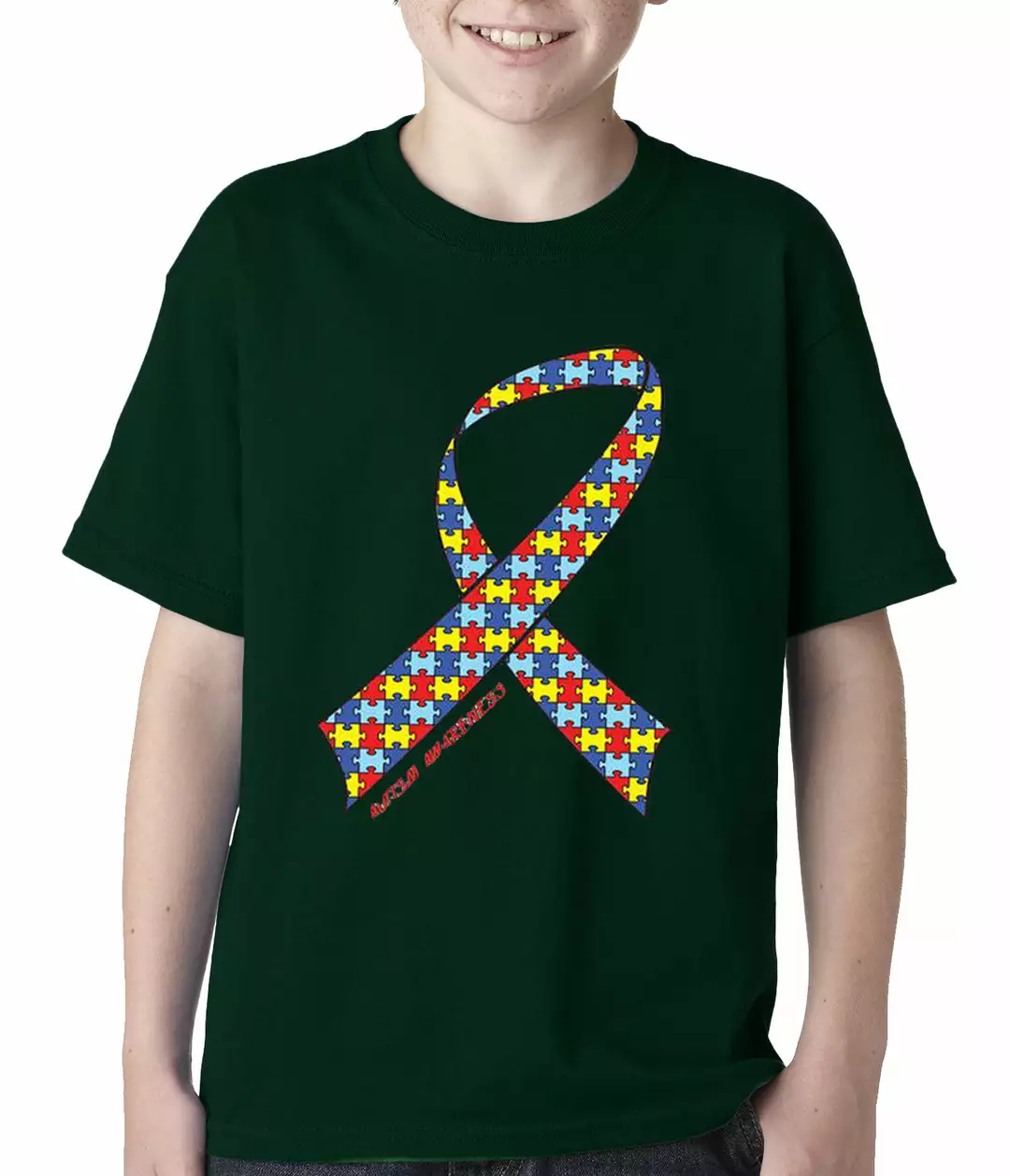 Bewild Autism Awareness Ribbon Kids T-shirt 5 Bewild Autism Awareness Ribbon Kids T-shirt
