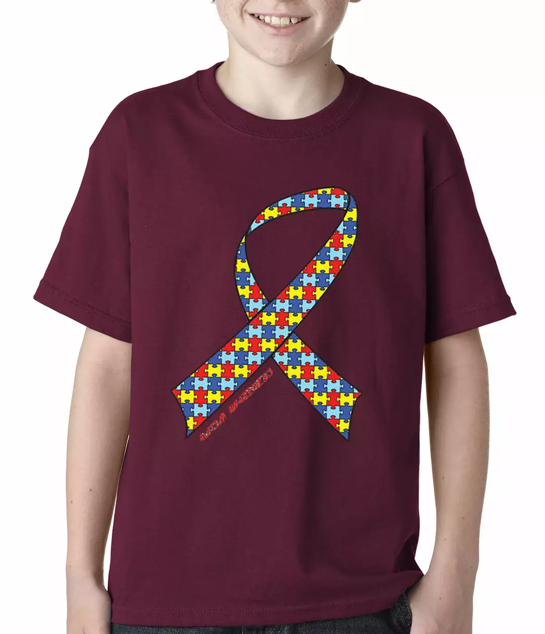 Bewild Autism Awareness Ribbon Kids T-shirt 8 Bewild Autism Awareness Ribbon Kids T-shirt