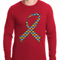 Bewild Autism Awareness Ribbon Thermal Shirt